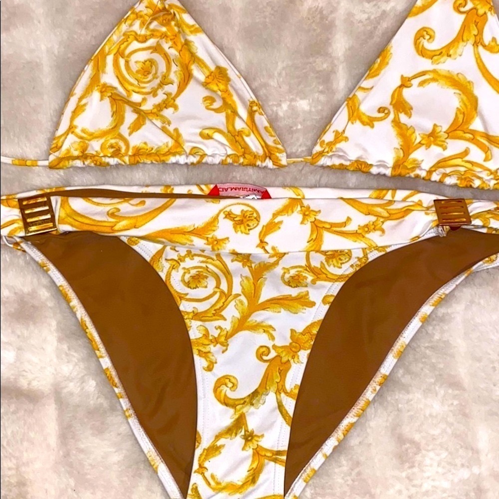 CIA maritima bikini in gold and yellow​